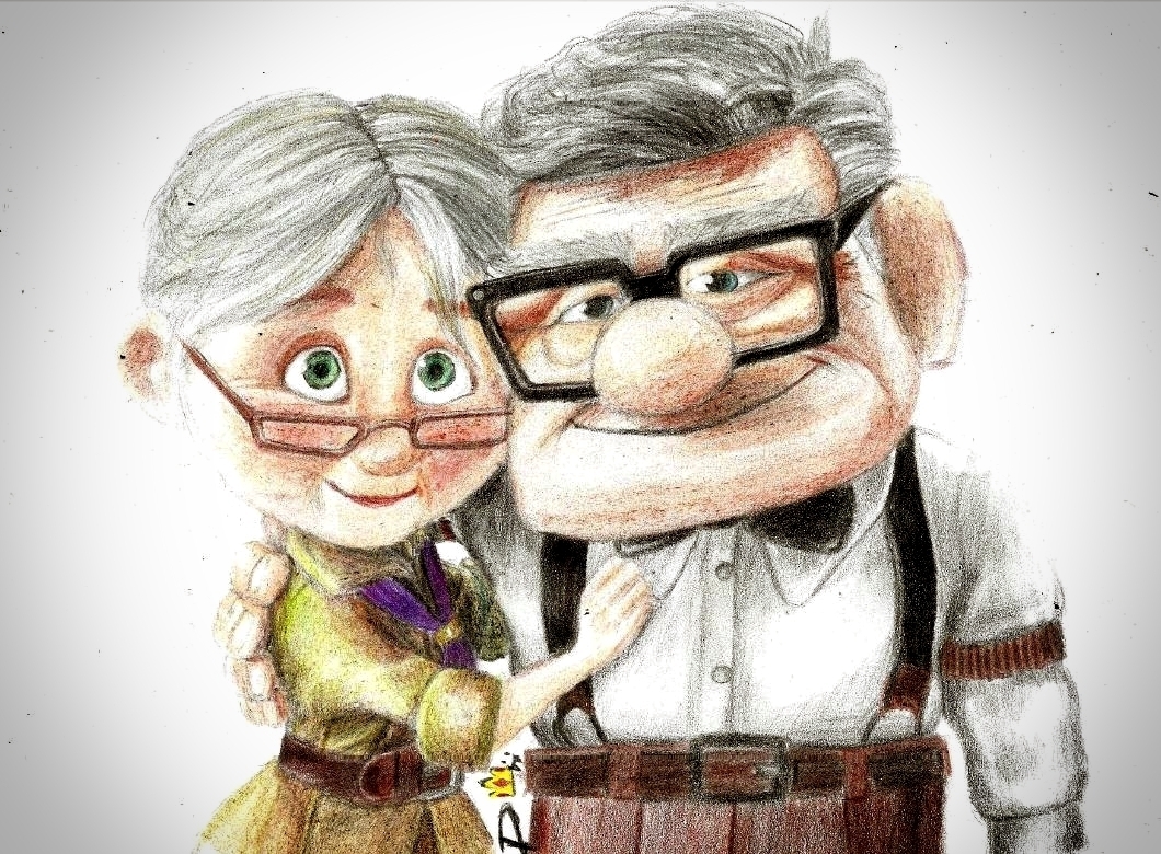 1060x780 Up Movie Wallpaper Carl And Ellie, Desktop