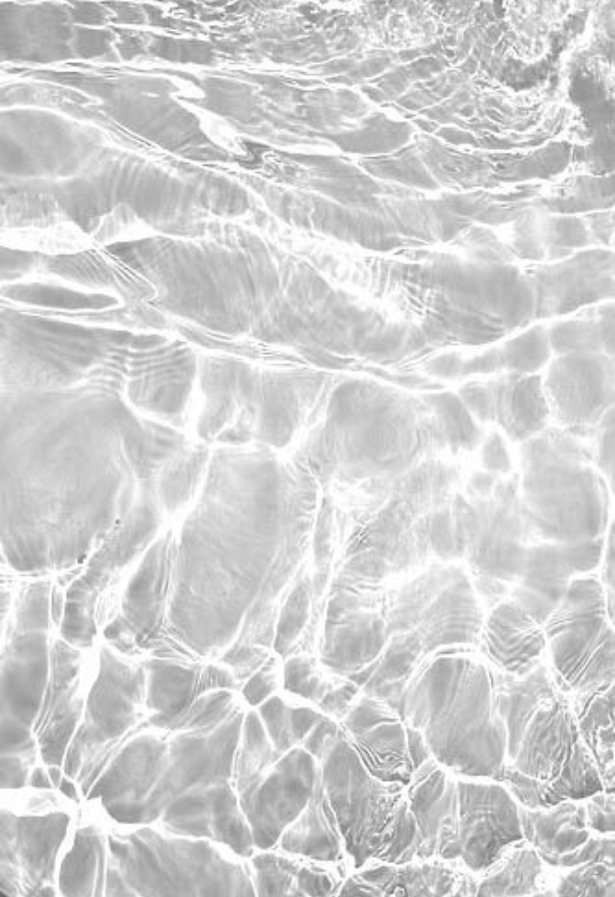 1250x1820 Water Aesthetic White Wallpaper, Phone