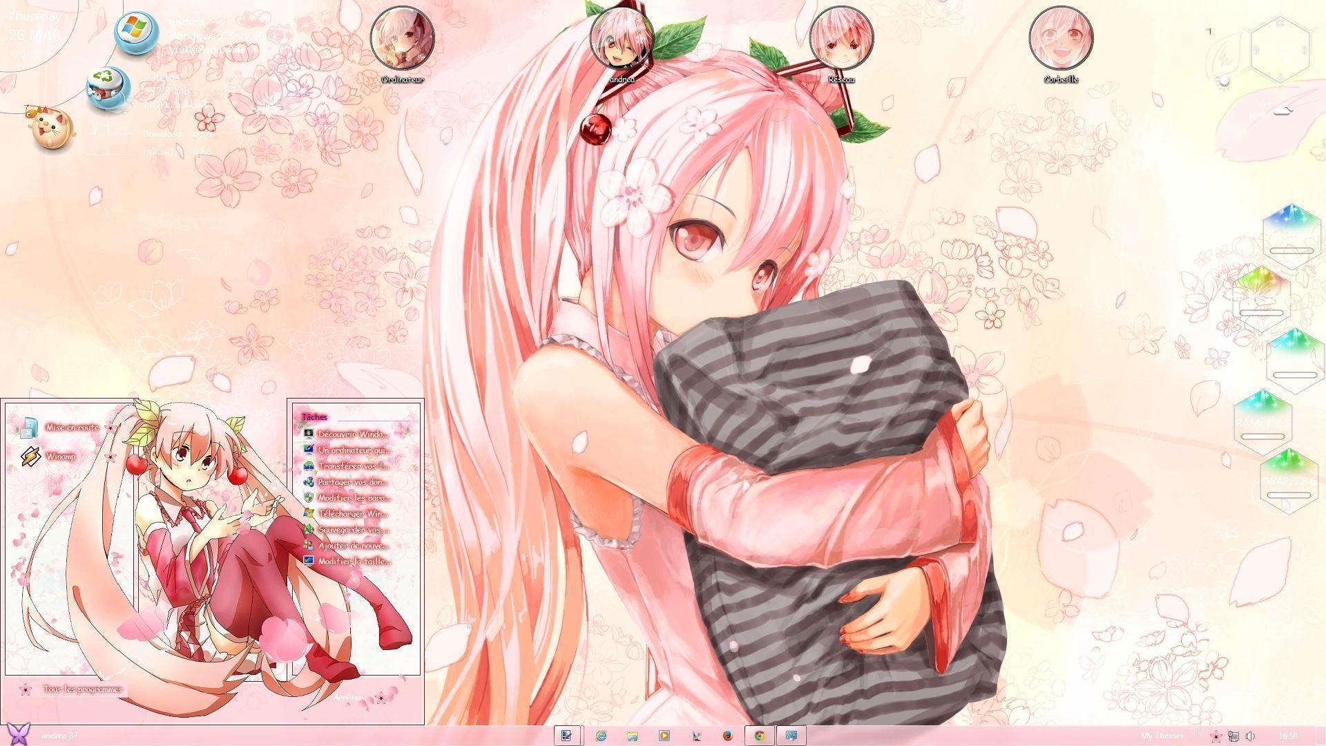 1920x1080 Image result for sakura miku desktop icons. Sakura Miku, Desktop