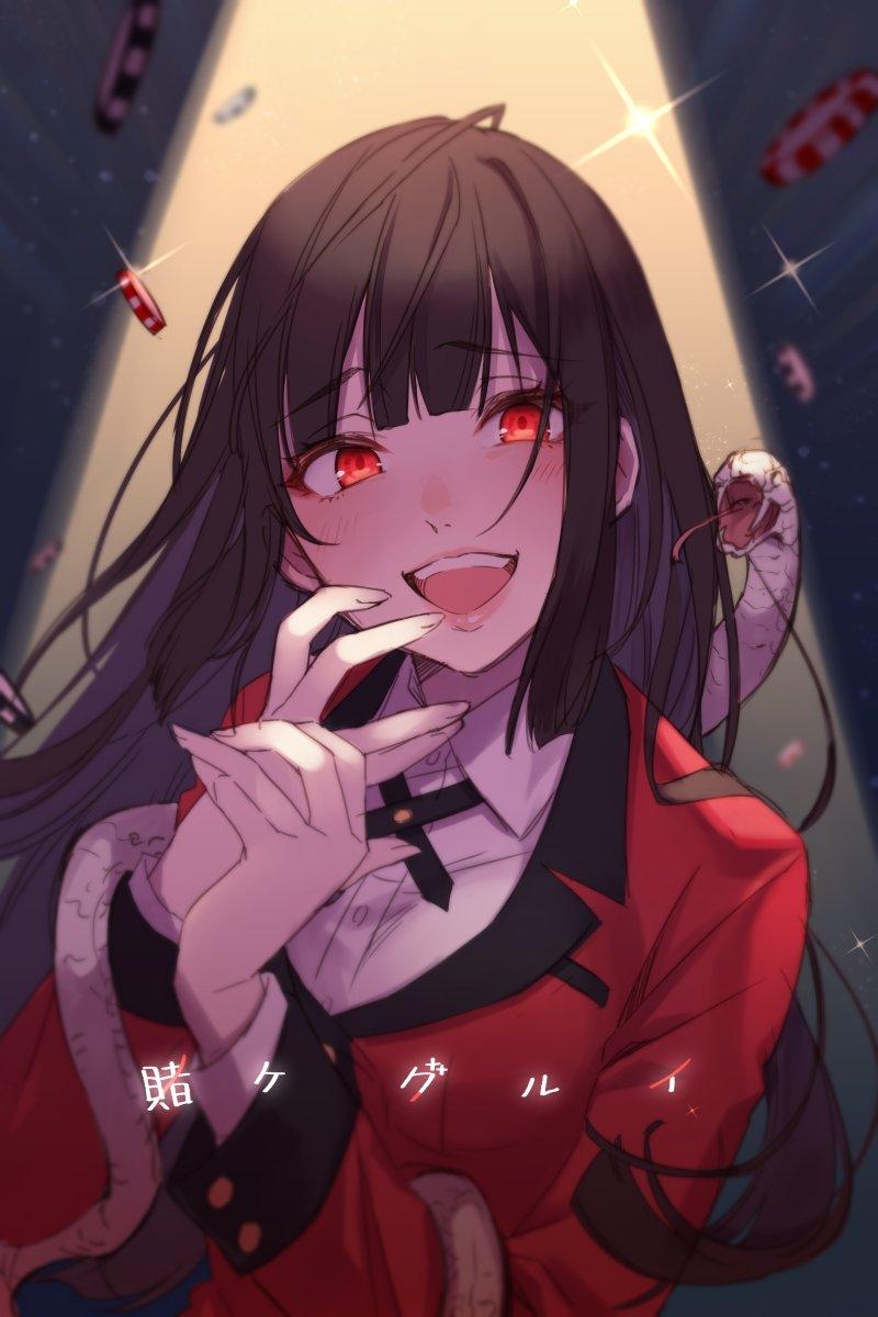 800x1200 Kakegurui Anime Image Board, Phone