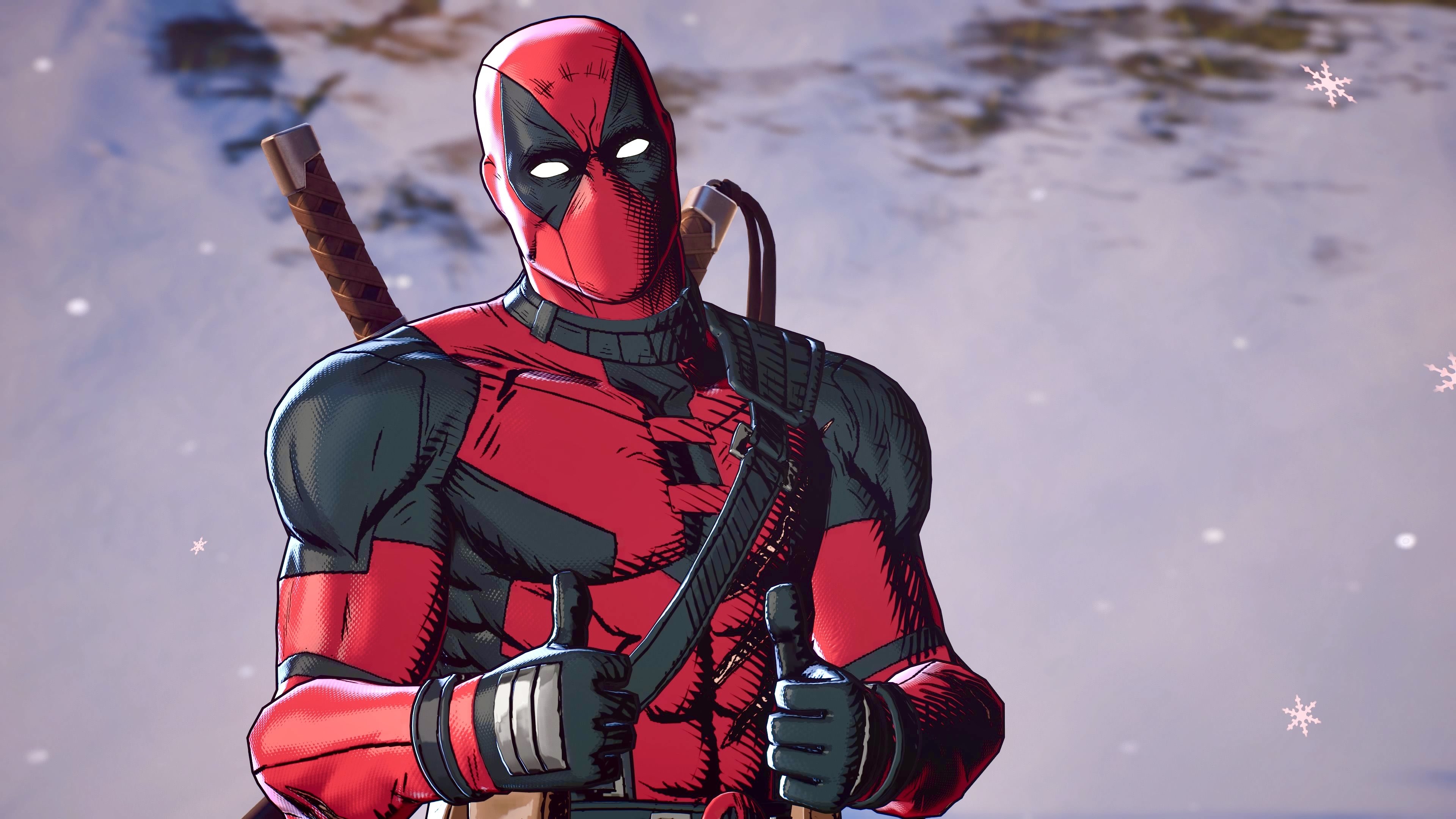 3840x2160 Deadpool (Pen & Ink) Fortnite wallpaper, Desktop