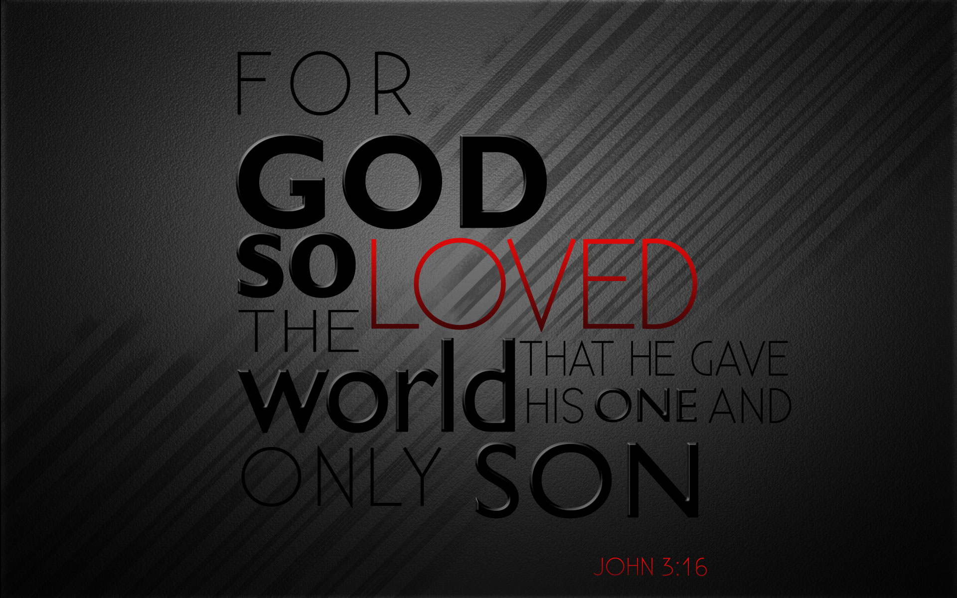 1920x1200 For God so loved / Good, Desktop