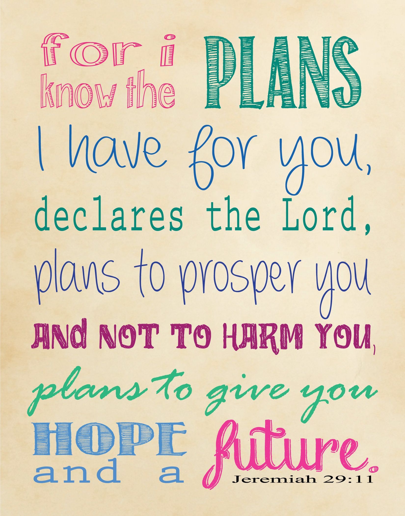 1650x2100 Jeremiah 29 11 Printable, Phone