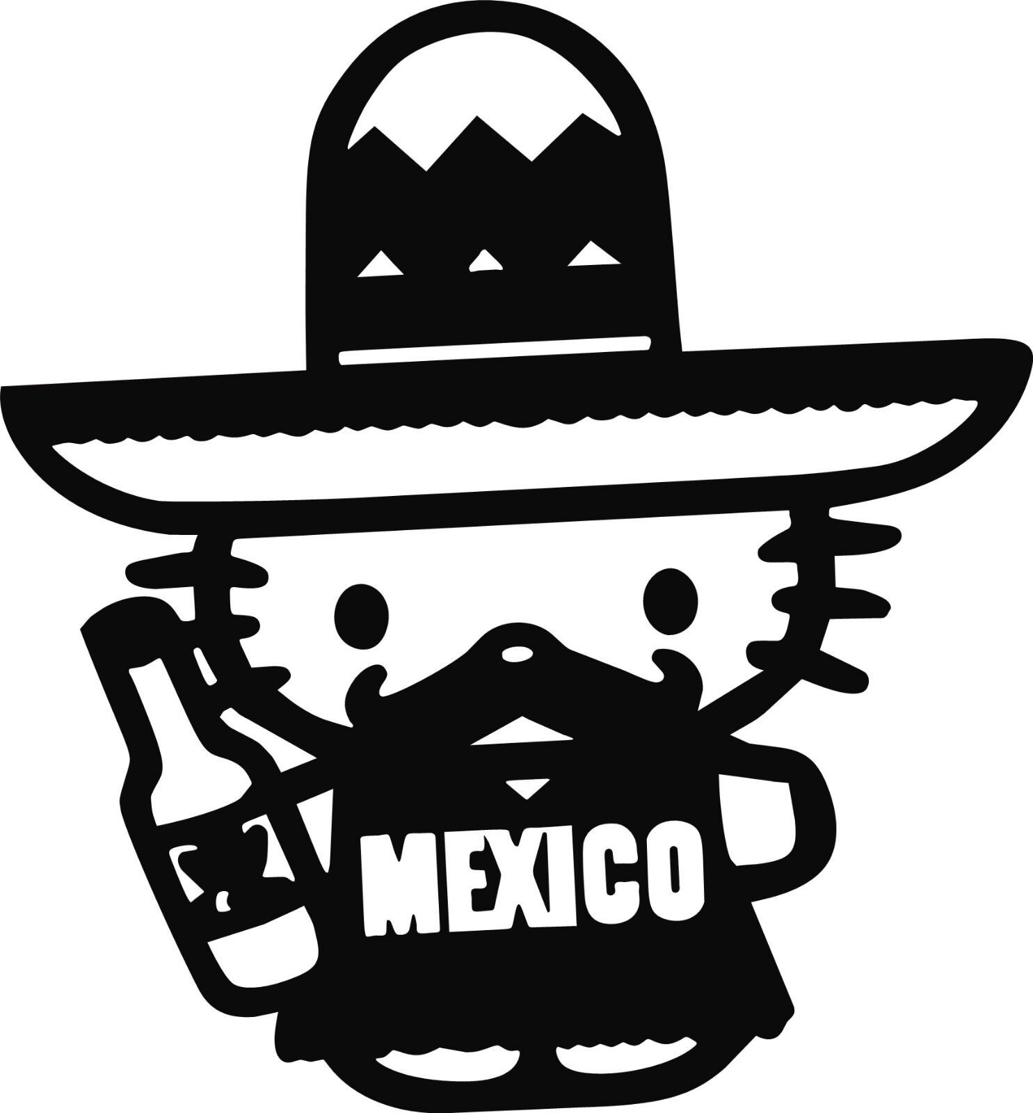 1490x1600 Mexico Hello Kitty Decal- Vinyl, Phone