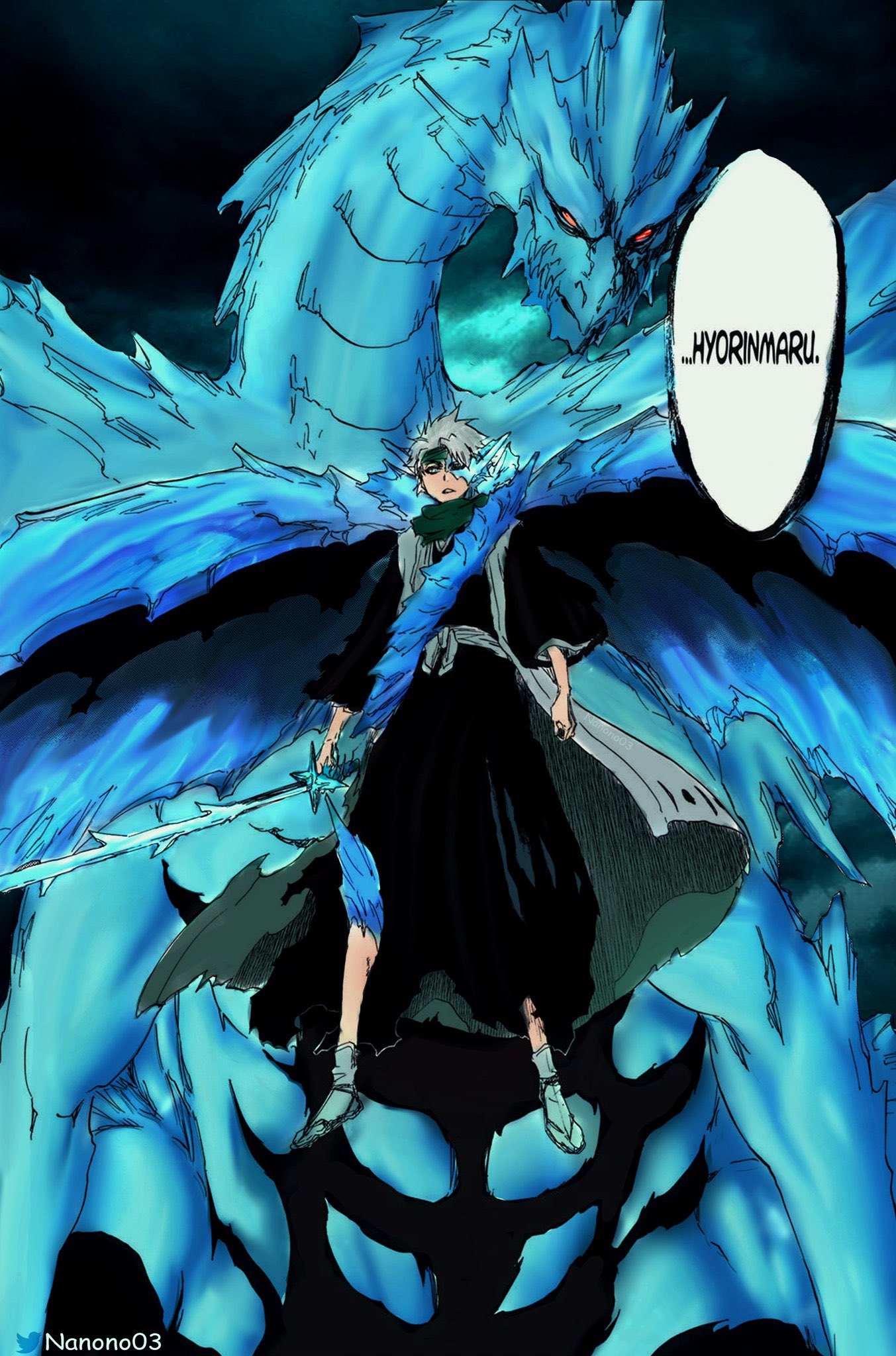 1360x2050 Nanono Coloring Probably my best coloring so far #Bleach #ブリーチ #mangacoloring, Phone