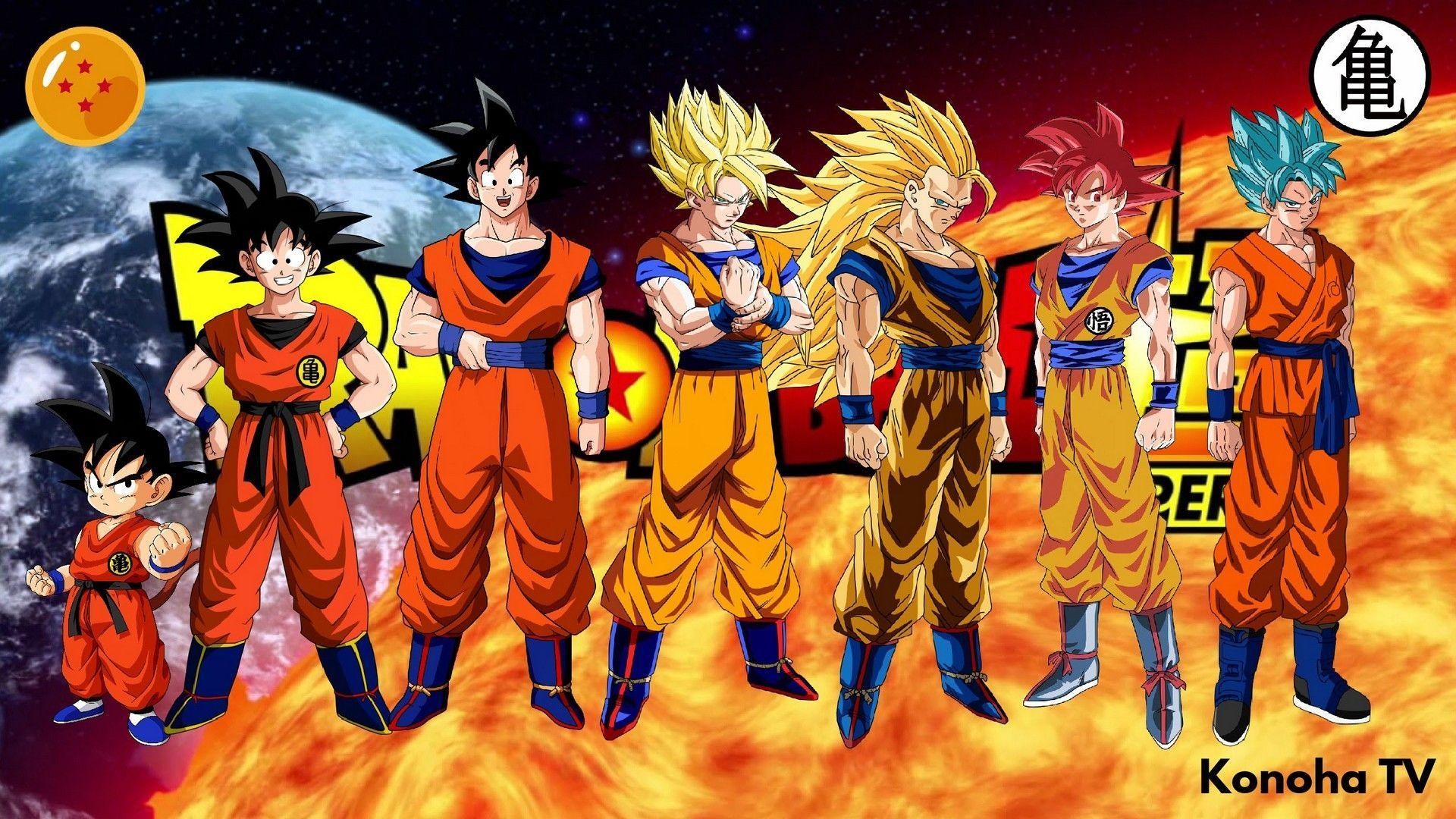 1920x1080 Goku All Form Dragon Ball Super Wallpaper Wallpaper HD, Desktop