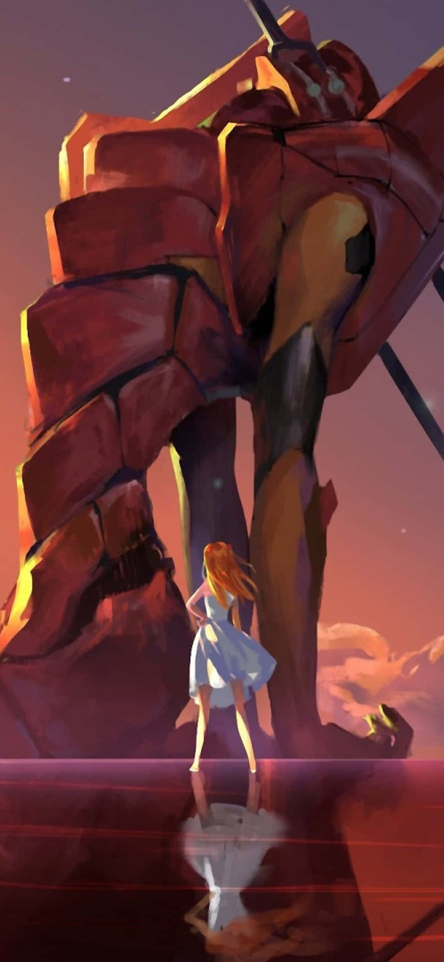 890x1920 Download Asuka Langley Soryu Neon Genesis Evangelion iPhone Wallpaper, Phone