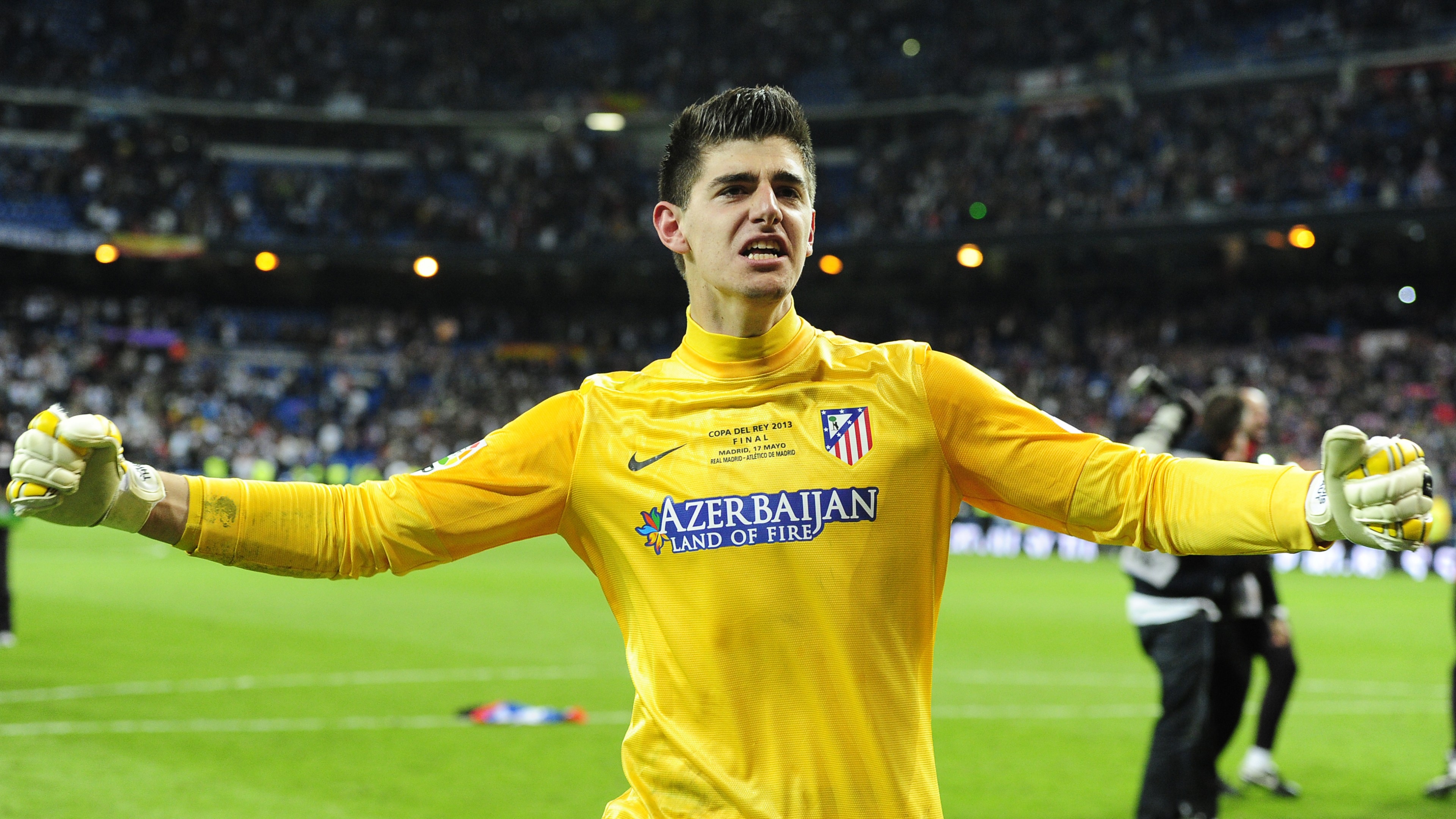 3840x2160 Wallpaper Football, Thibaut Courtois, soccer, The Best players 2015, Desktop