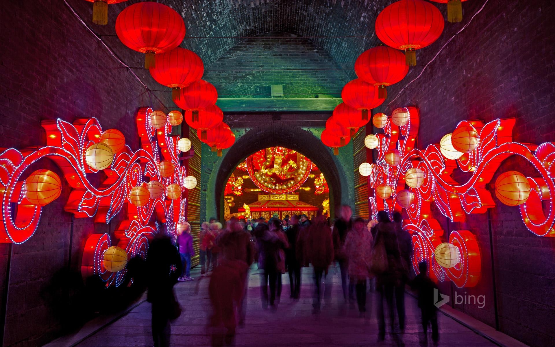 1920x1200 South Gate Of The Fortifications Of Xi'an, China © Eastphoto Moment, Desktop