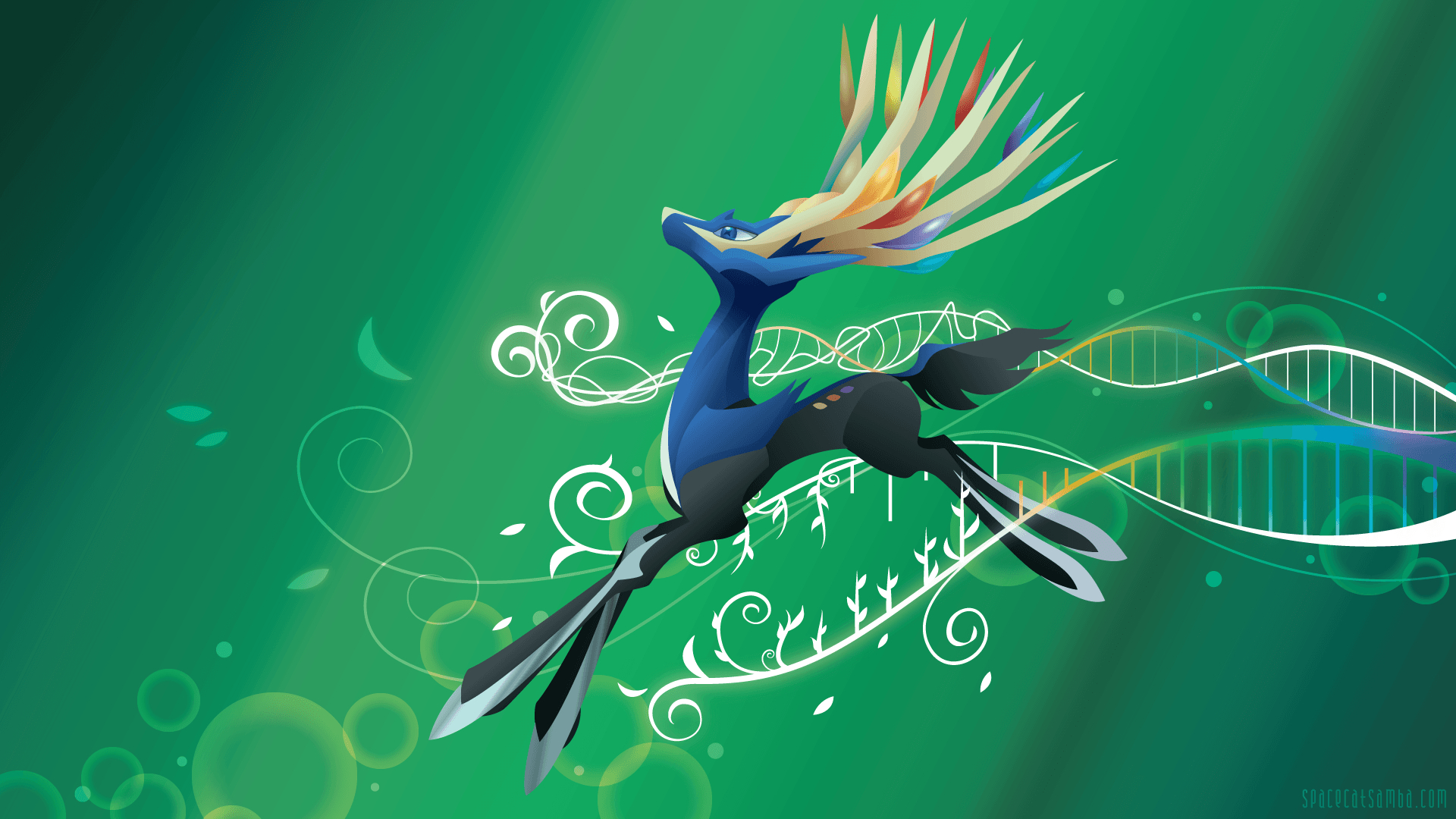 1920x1080 Xerneas HD Wallpaper, Desktop