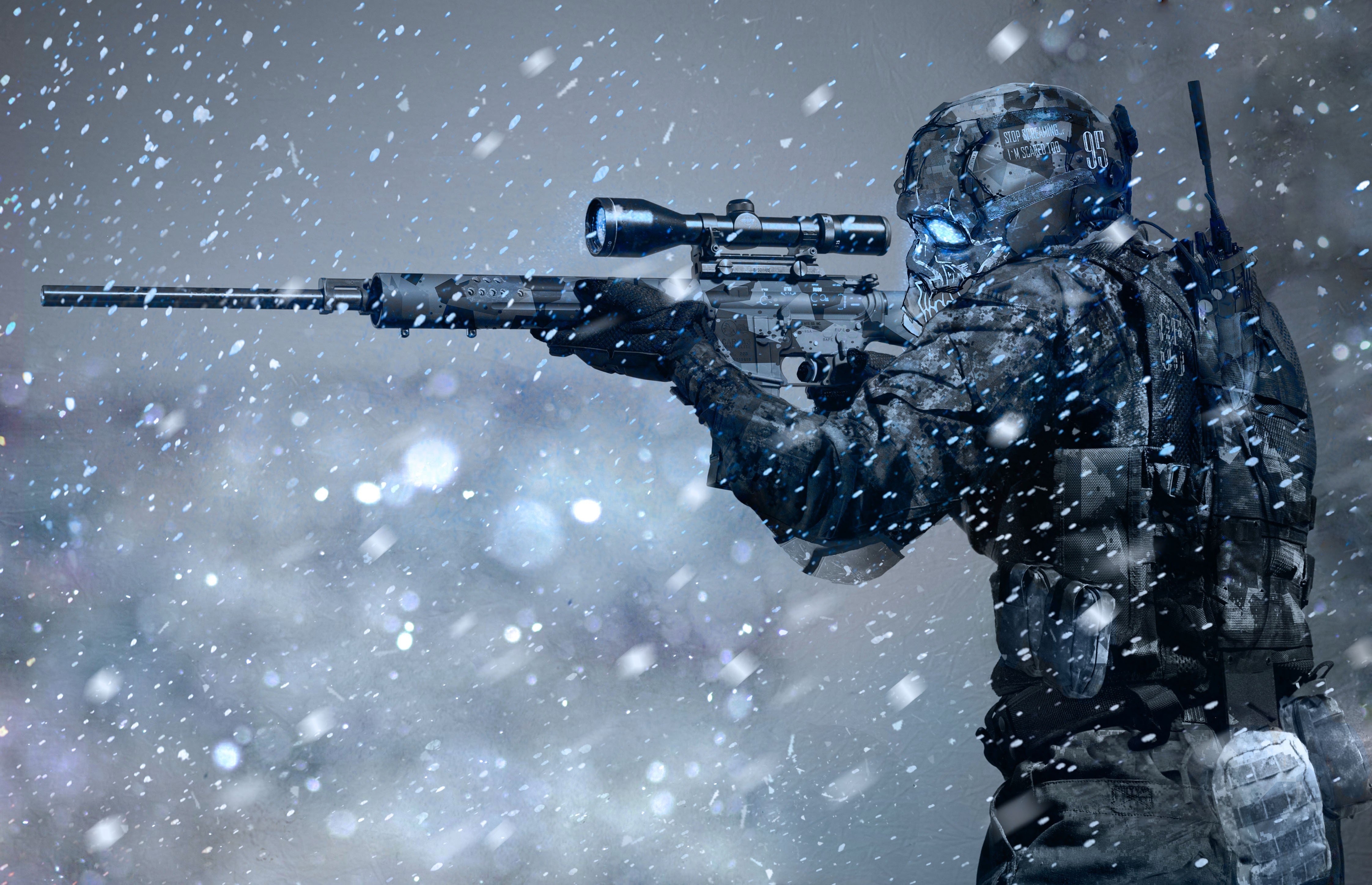 4490x2900 Wallpaper, special forces, snow, winter, futuristic, Desktop