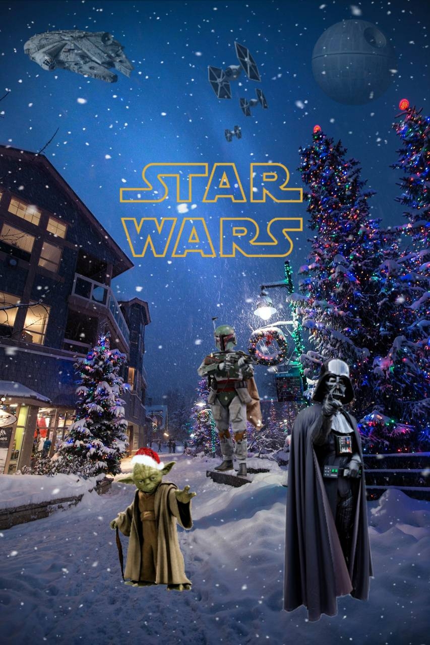 860x1280 Star wars Christmas wallpaper, Phone