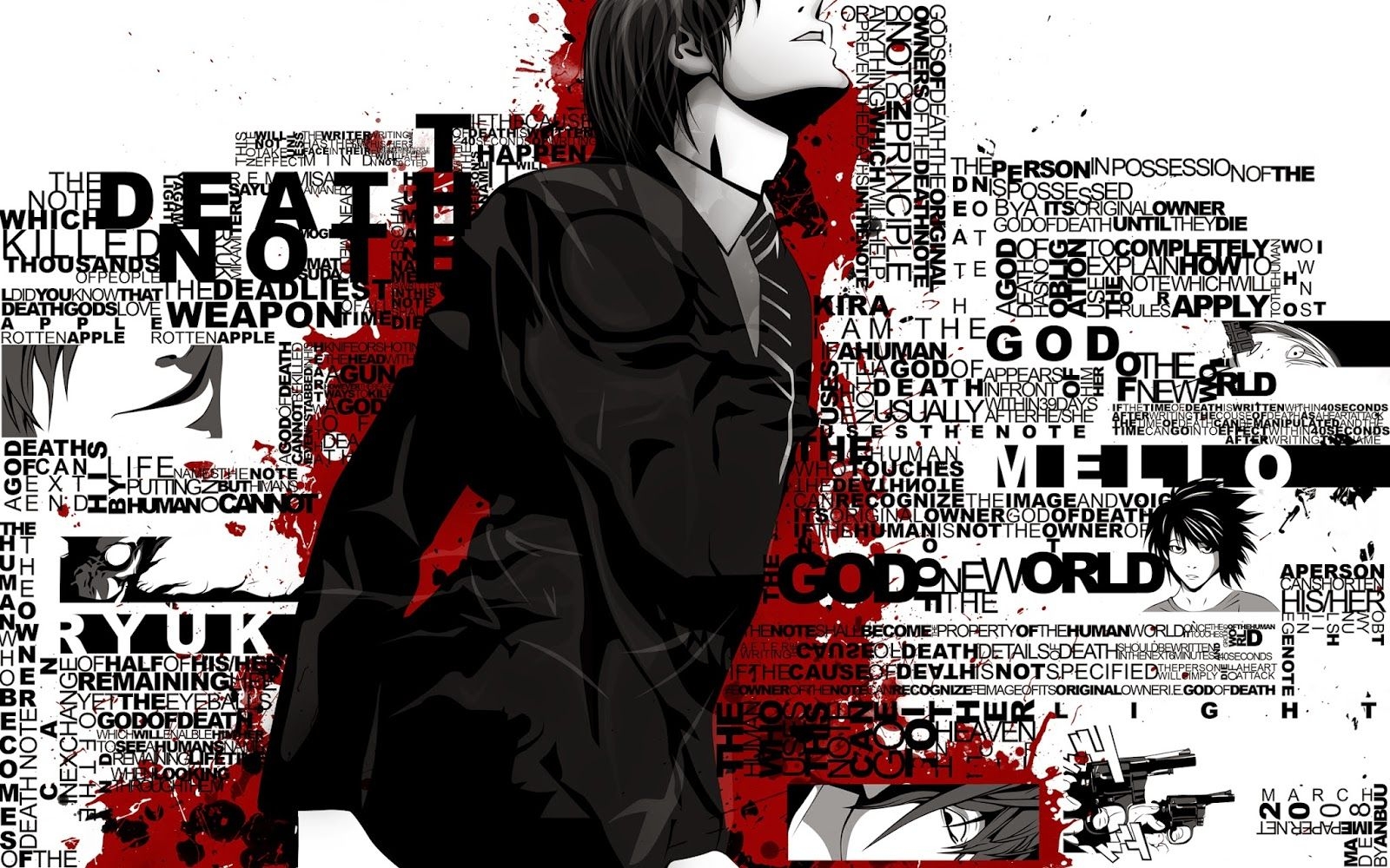 1600x1000 Wonderful HD Wallpaper: Anime HD Wallpaper, (Death Note) Kira, Desktop