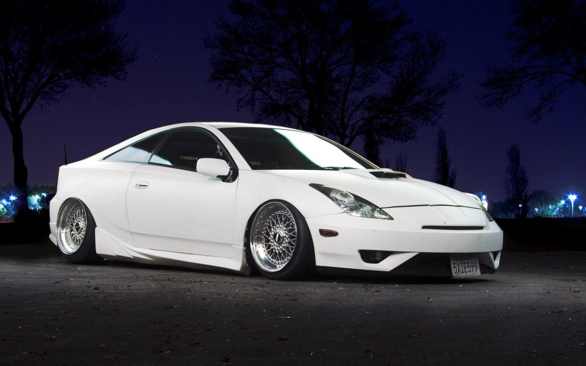 1920x1200 toyota celica toyota stance tuning white HD wallpaper, Desktop