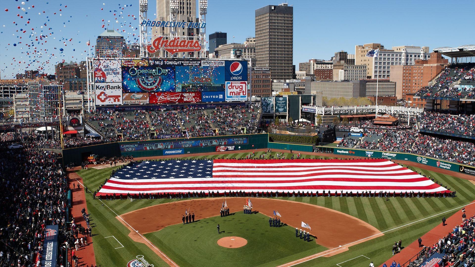 1920x1080 Stadium, Cleveland Indians Mlb Baseball Stadium, Desktop