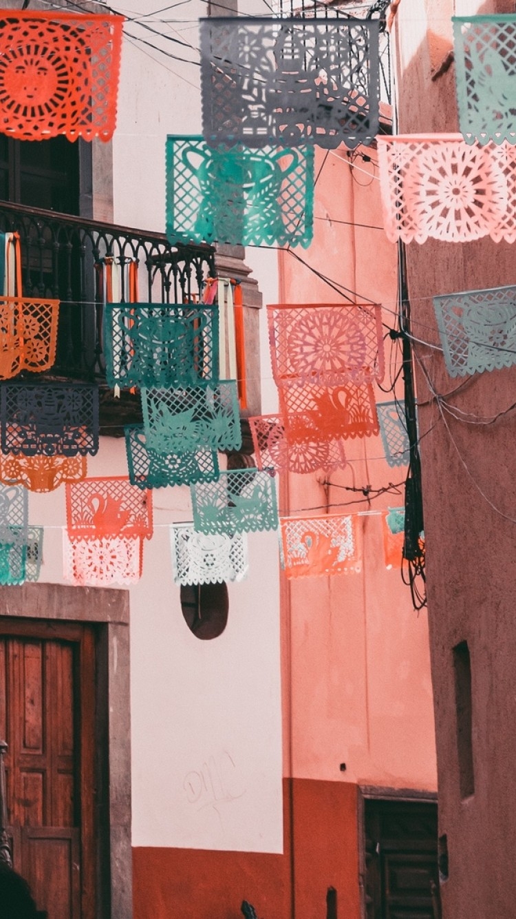 750x1340 Architecture of Mexican buildings HD Wallpaper iPhone 6 / 6S, Phone