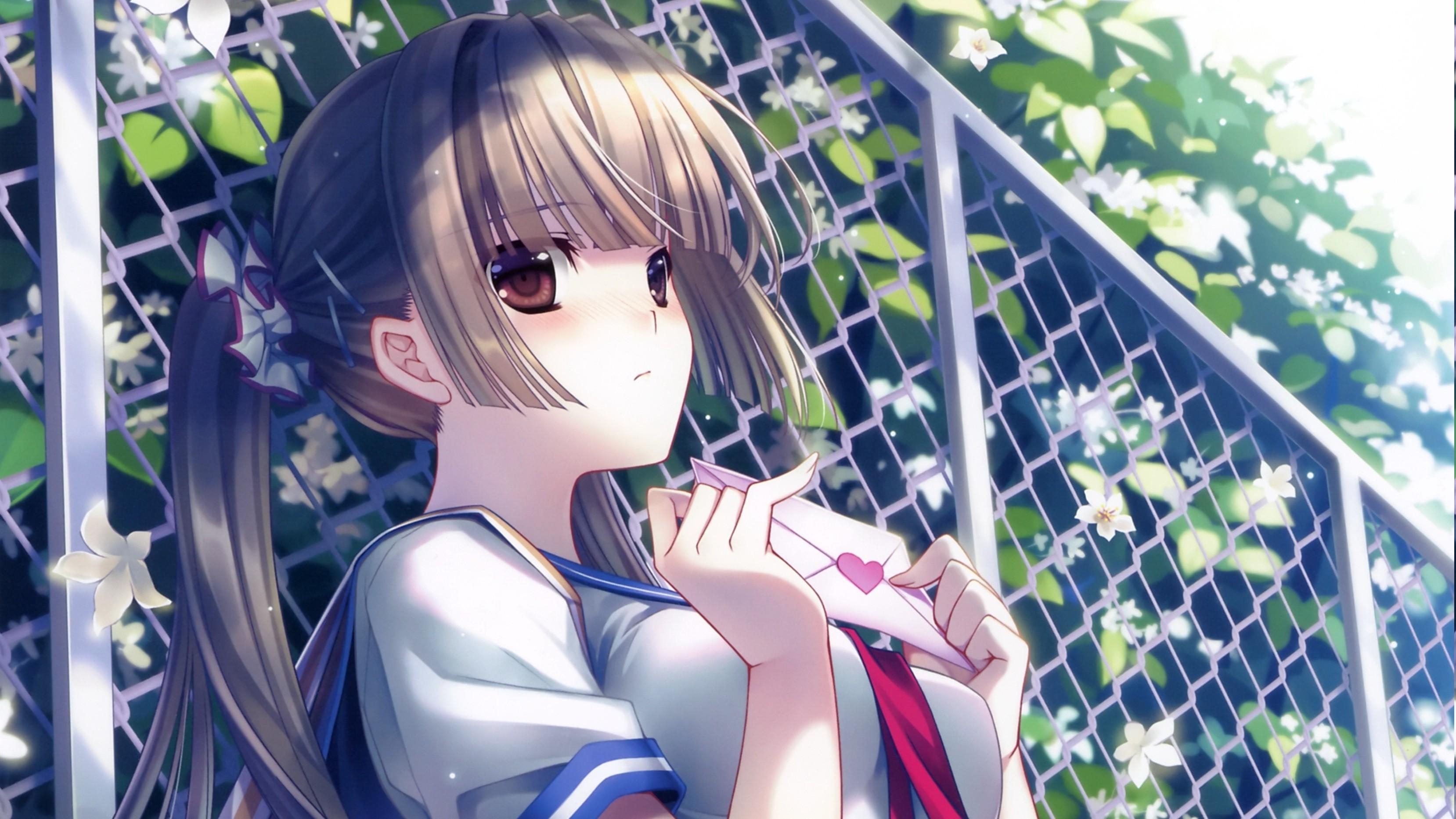 3320x1870 anime Girls, Anime, School Uniform Wallpaper HD / Desktop, Desktop