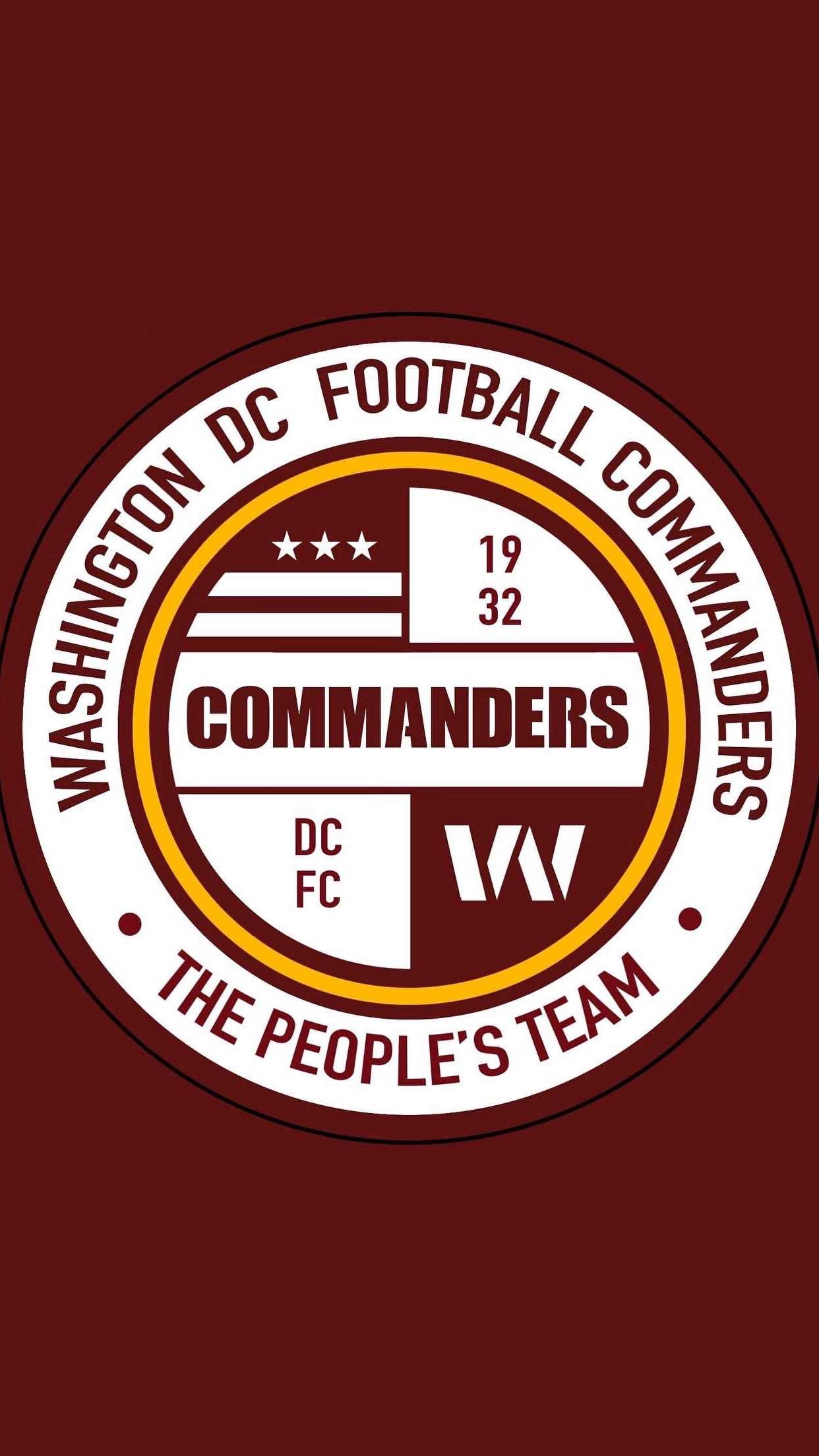 1250x2210 Washington Commanders Wallpaper, Phone