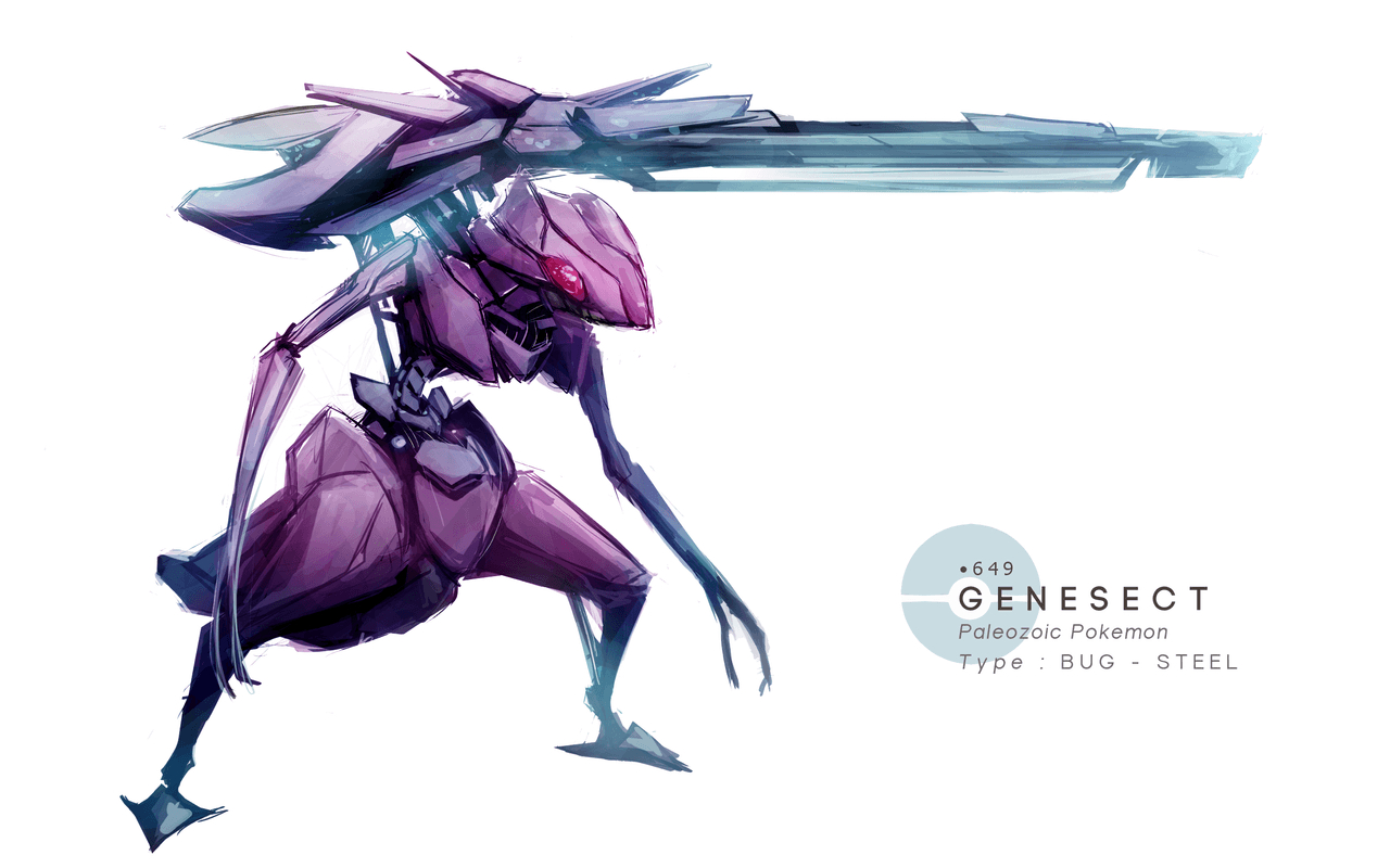 1280x800 Genesect Realist style. Pokémon, Desktop