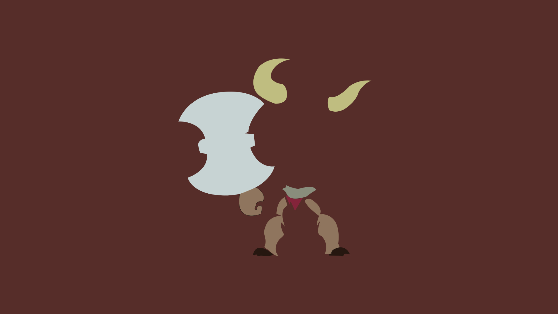 1920x1080 Brawlhalla, #minimalism, #material minimal, #Bull. Wallpaper No, Desktop