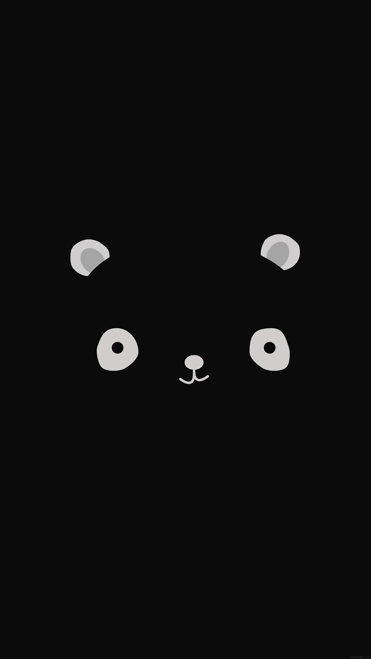 1250x2210 Cute Black Wallpaper, Phone