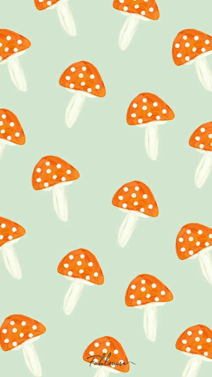 740x1310 wallpaper. Mushroom wallpaper, Smartphone wallpaper, Cute patterns wallpaper, Phone