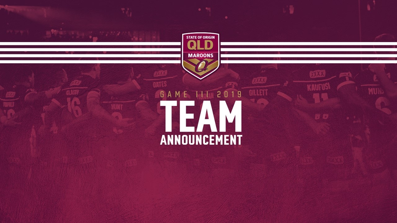 1280x720 Queensland Maroons Game III team, Desktop