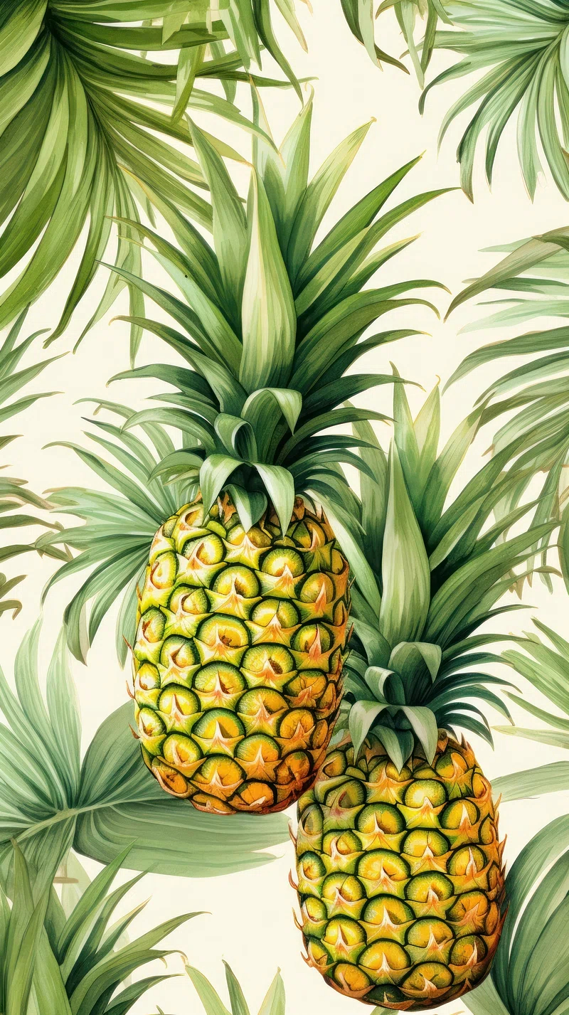 800x1430 iPhone Wallpaper Pineapple Image, Phone