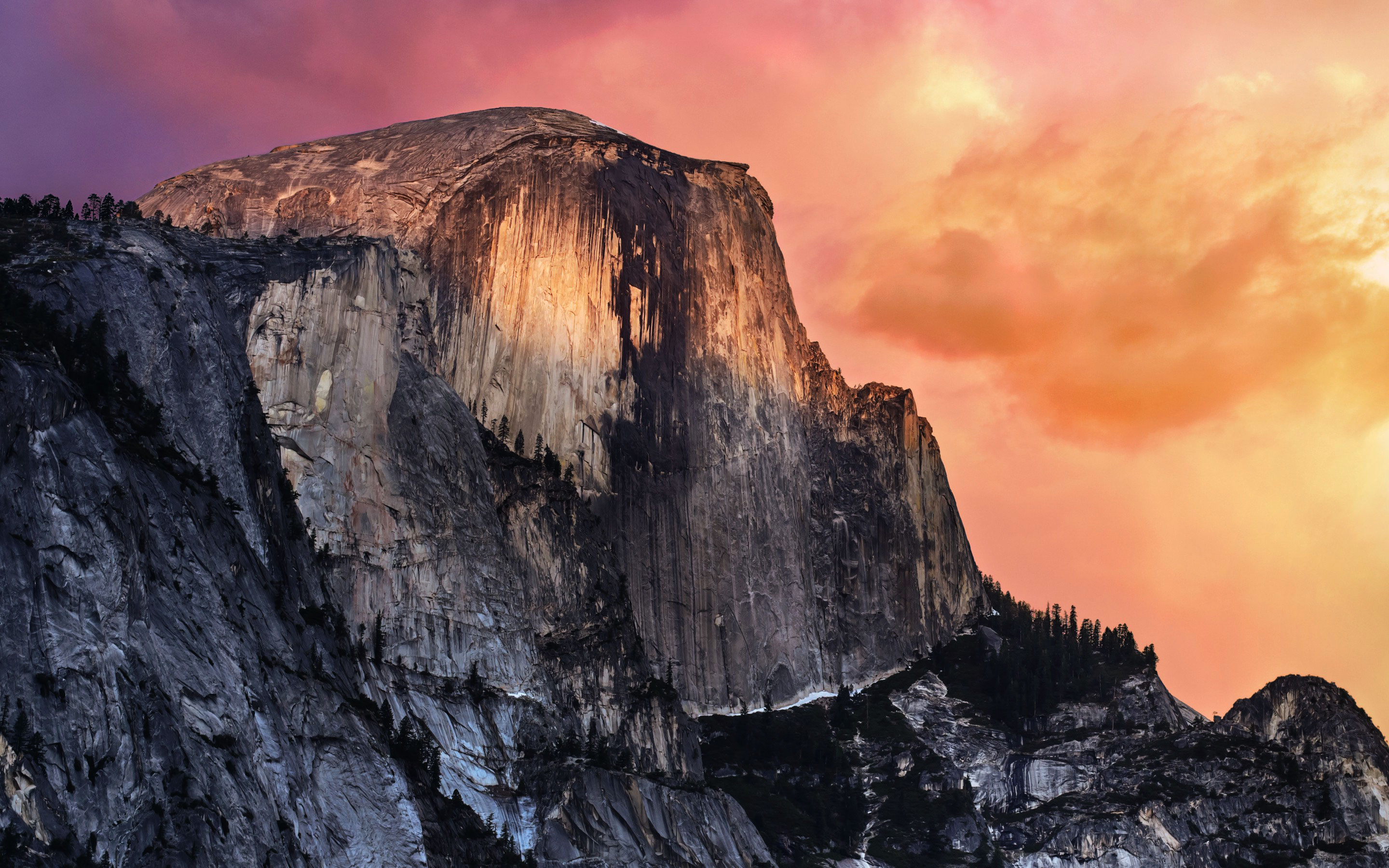 2880x1800 mac yosemite wallpaper, nature, rock, sky, natural landscape, mountainous landforms, Desktop