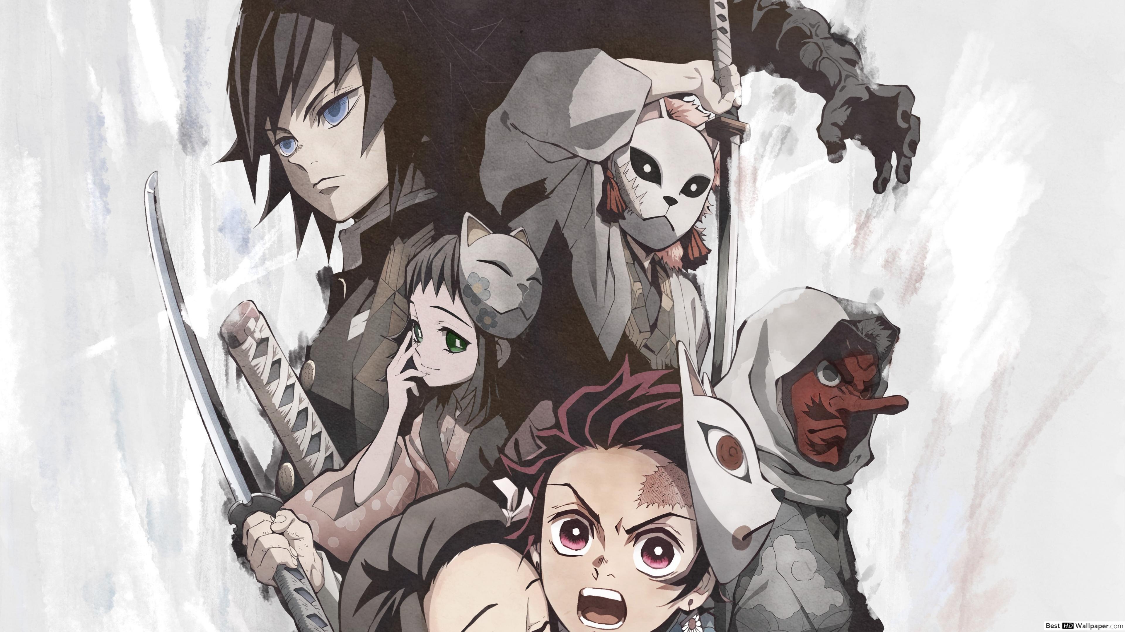 3840x2160 Demon Slayer Anime HD wallpaper download, Desktop