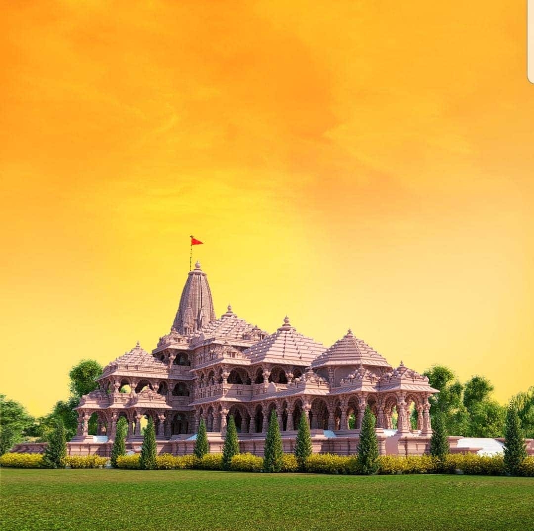 1080x1080 Shri Ram Janmabhoomi Mandir in Ayodhya: First look of how the grand Ram Temple will look like, Desktop