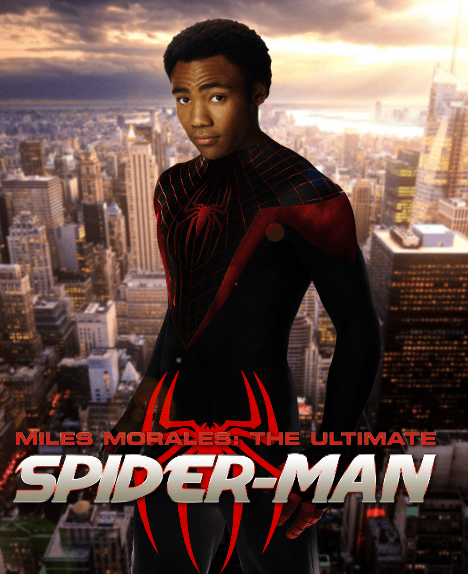 1600x1970 Donald Glover as Miles Morales, Phone