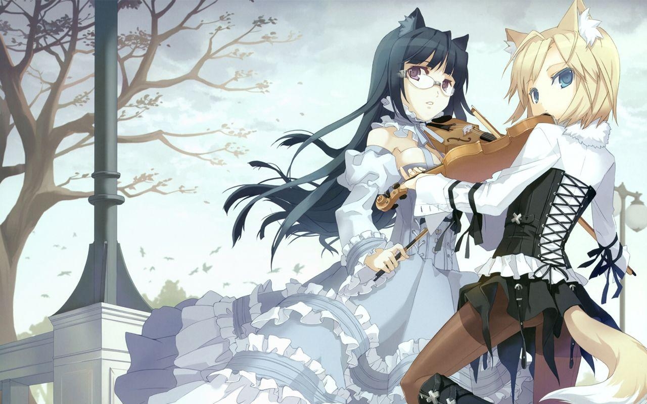 1280x800 Neko girls, Desktop