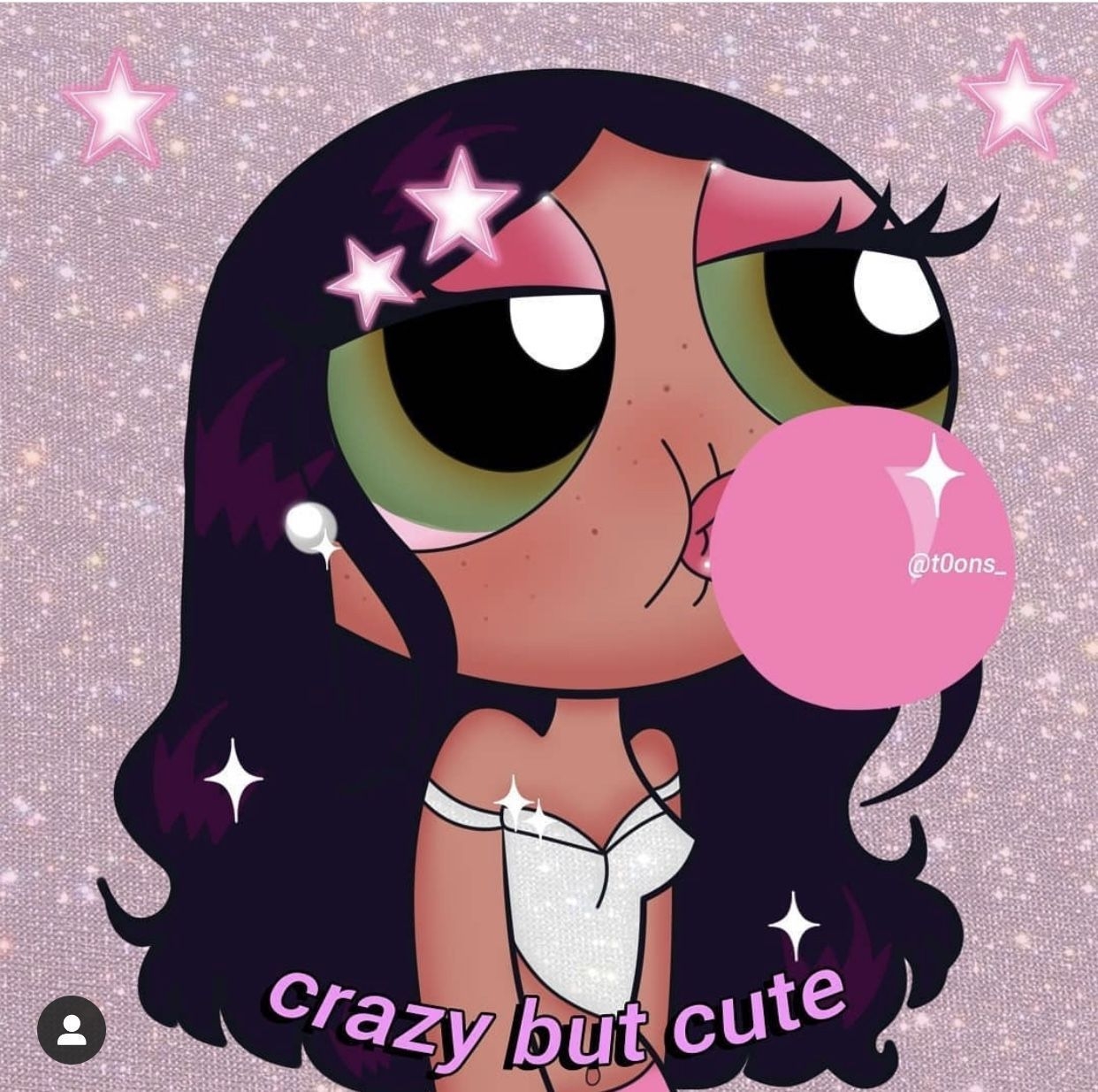 1250x1240 Aesthetic Black Girl Wallpaper Power Puff Girls, Desktop