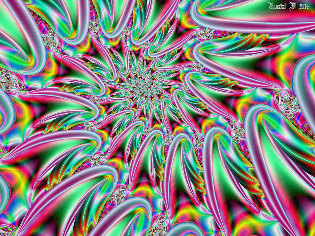 1030x770 Trippy Neon Spiral 2, Desktop