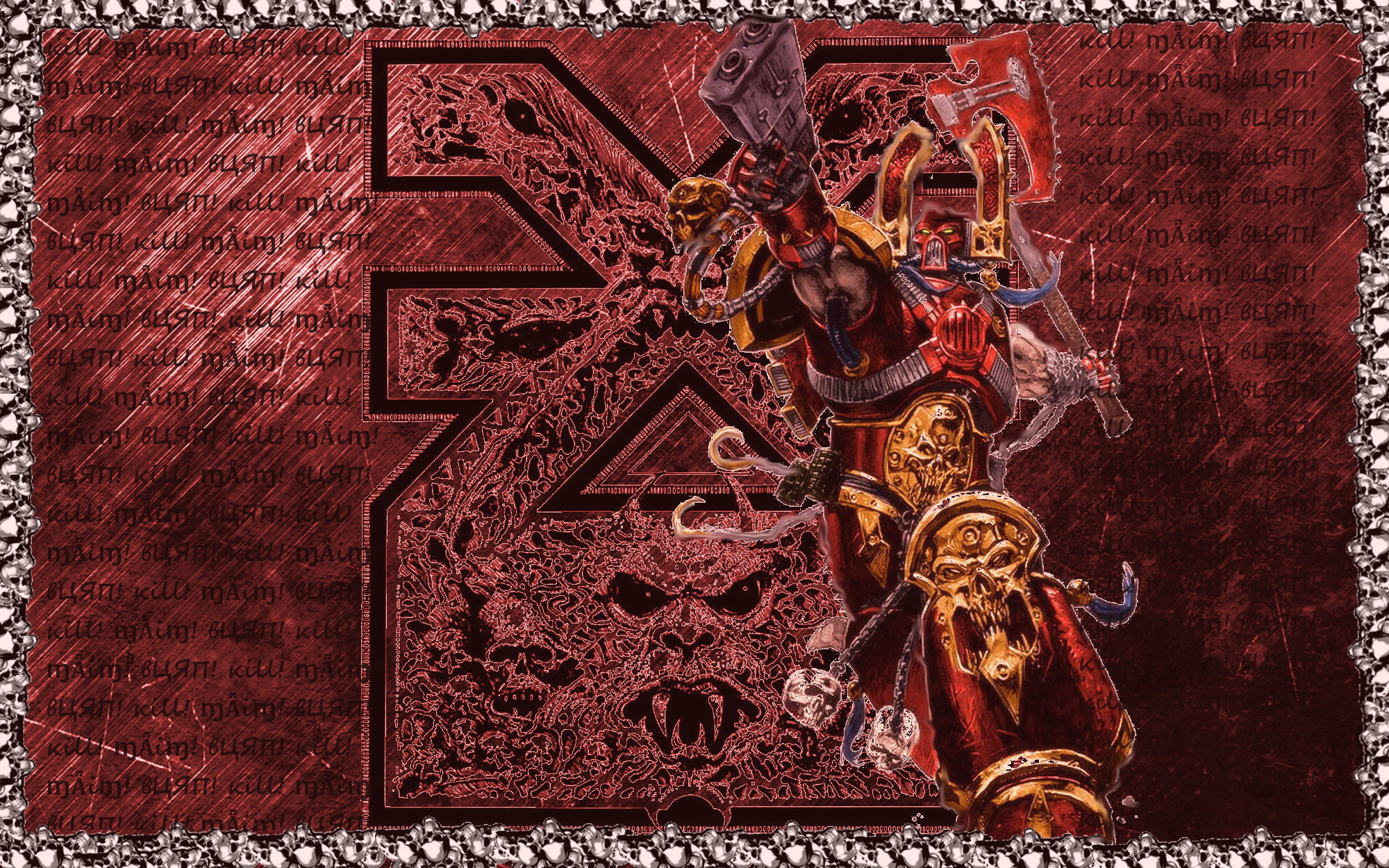 2000x1250 Khorne Space Marines HD xl image, Desktop