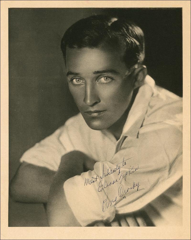 800x1010 Had to pin it. Don't think I've ever seen Bing Crosby this young, Phone