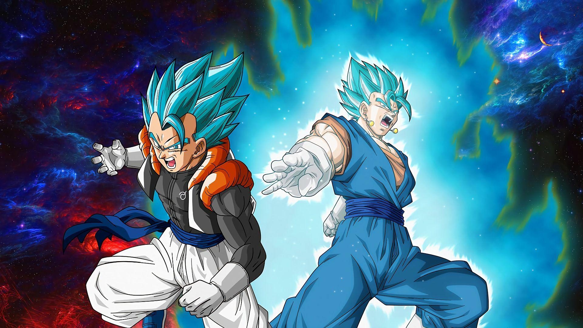 1920x1080 Vegito and Gogeta Super Saiyan Blue. Wallpaper, Desktop