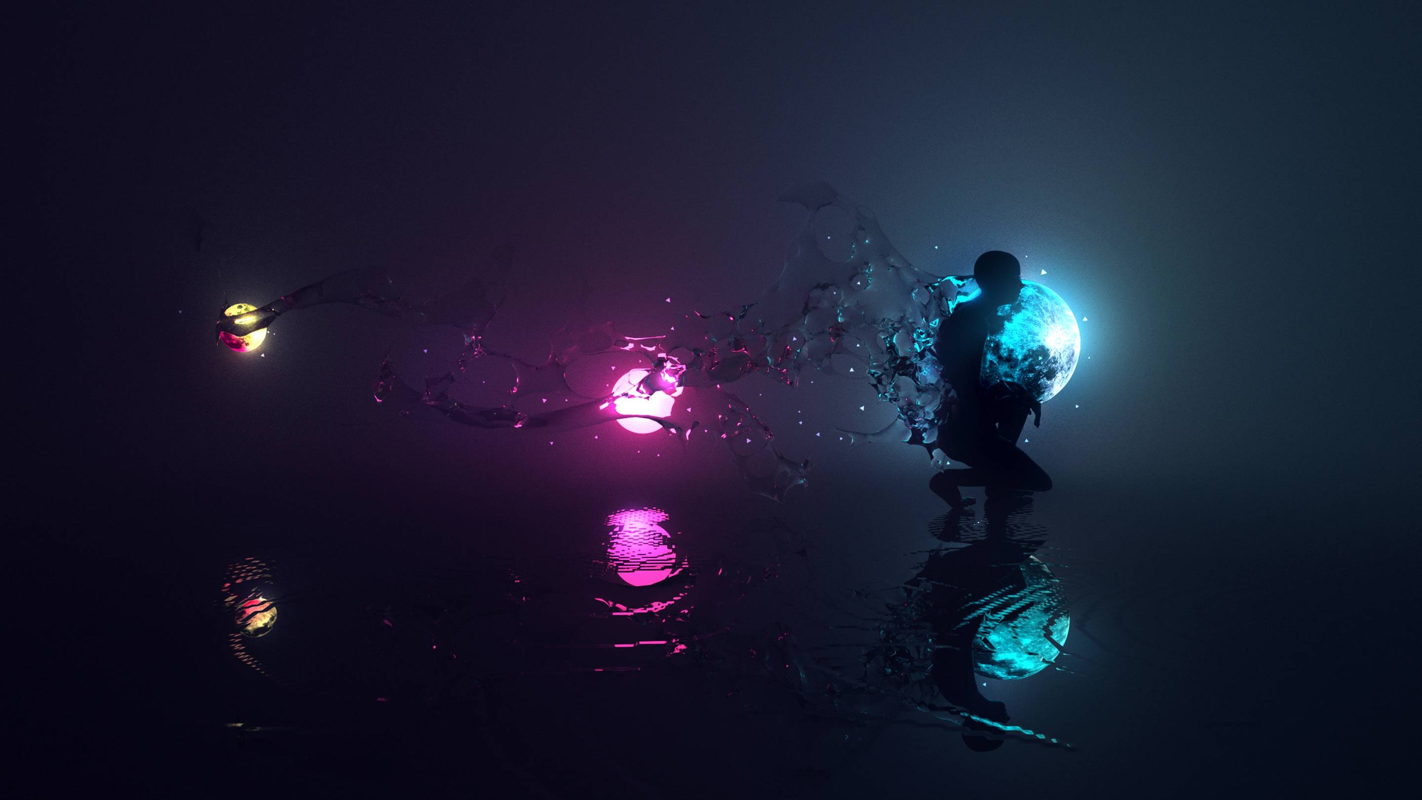 2880x1620 Neon Lights Wallpaper, Desktop