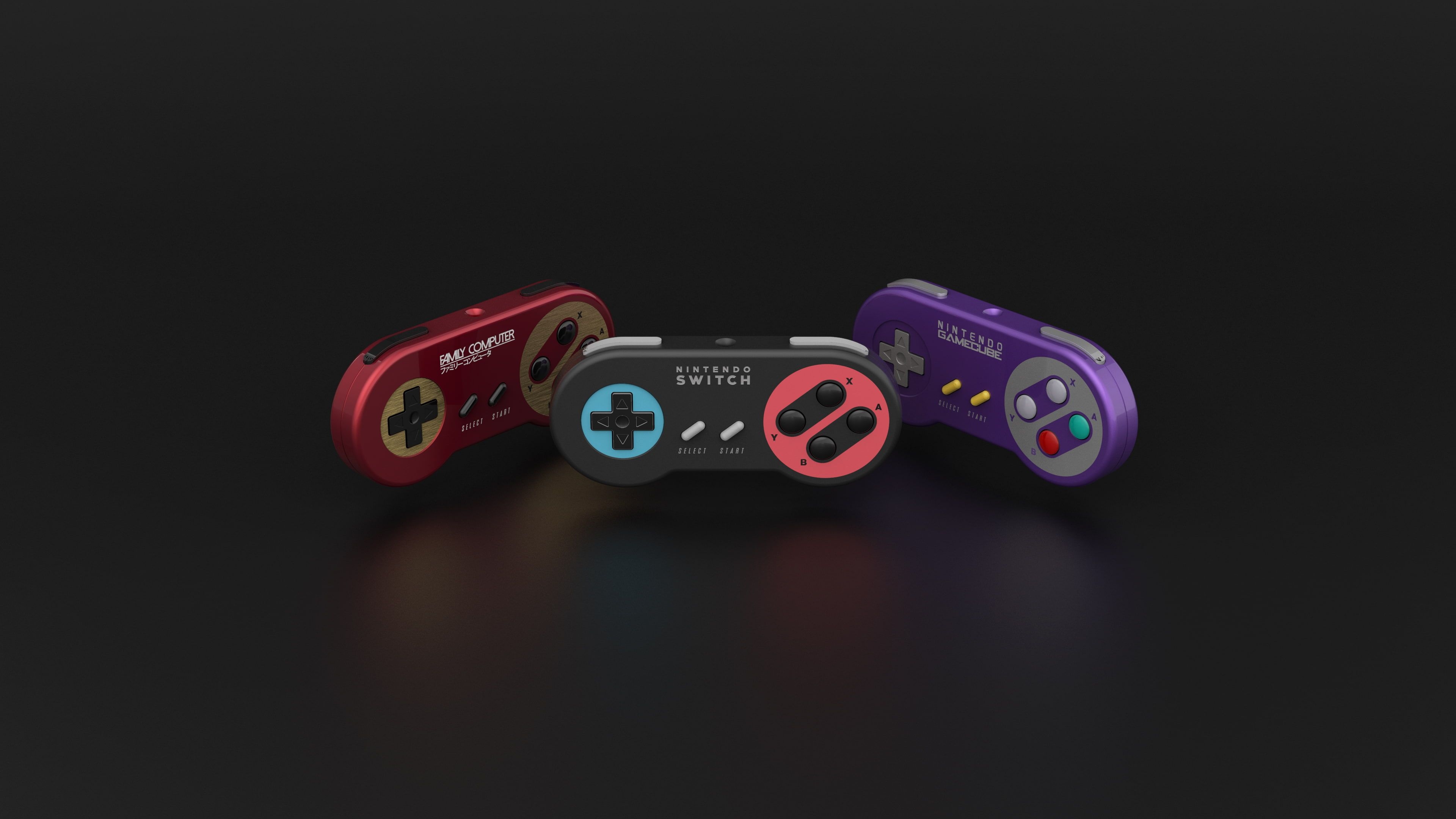 3840x2160 video games #consoles Super Nintendo Nintendo Switch Nintendo Famicom Nintendo Gamecube #Keyshot 3D object 3D de. Super nintendo, Nintendo game consoles, Nintendo, Desktop