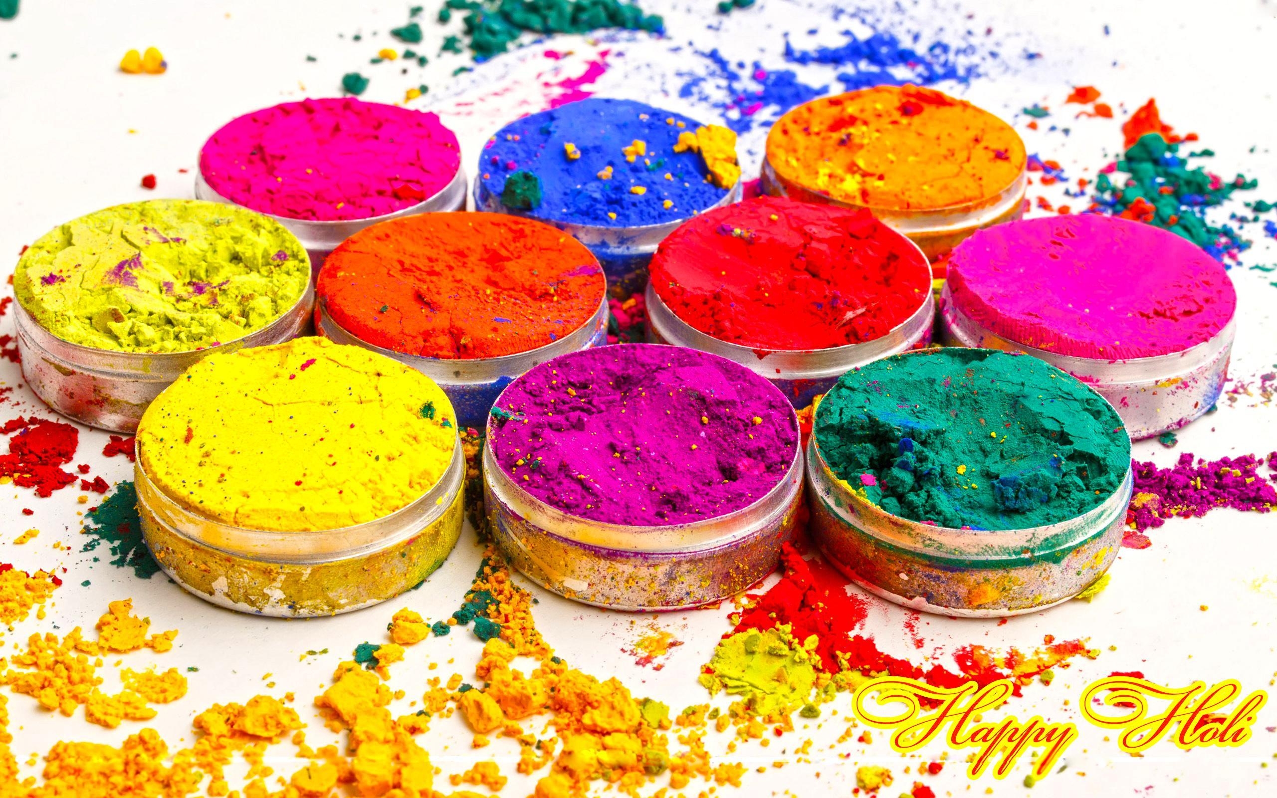 2560x1600 Download Holi HD wallpaper celebration with colours, Desktop