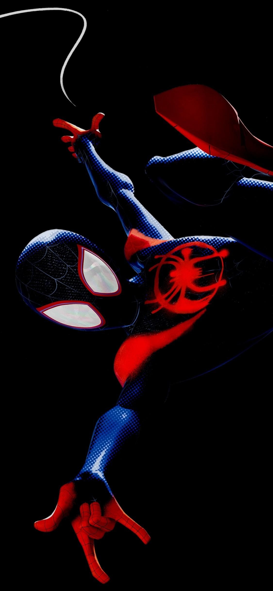 1130x2440 Download  Spider Man: Into The Spider Verse, Miles, Phone