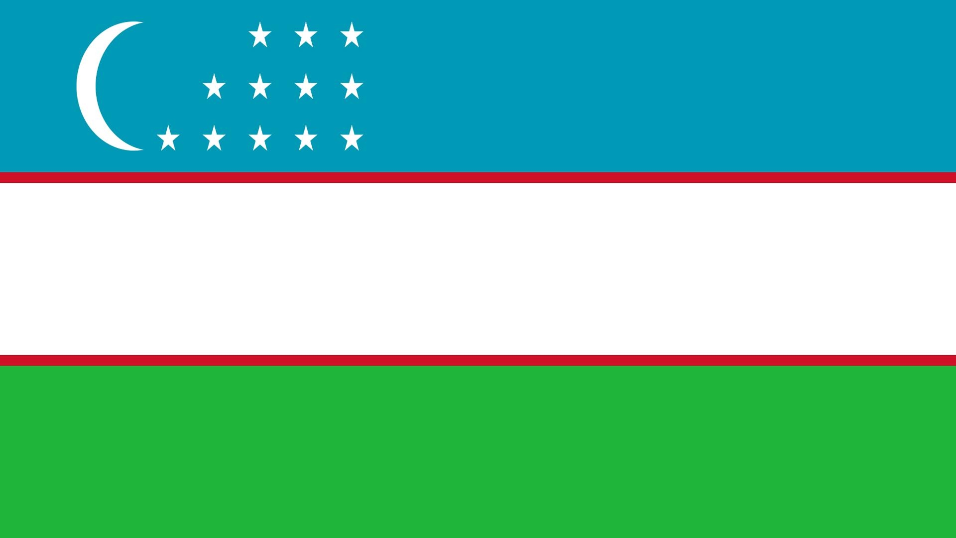 1920x1080 Uzbekistan Flag, High Definition, High Quality, Widescreen, Desktop