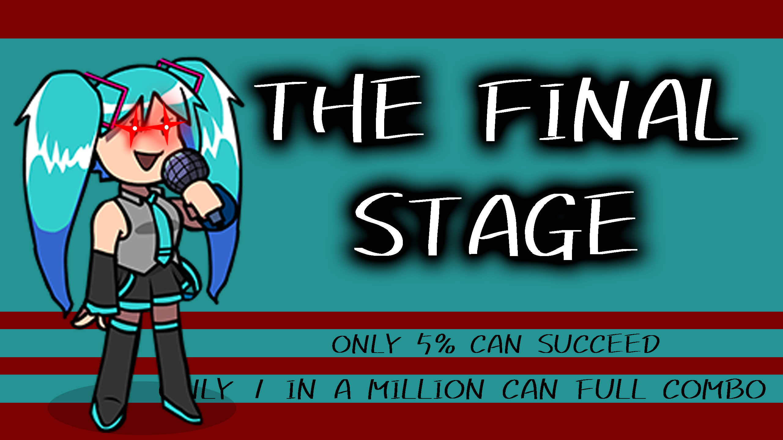 2560x1440 The Intense Singing of Hatsune Miku STAGE [Friday Night Funkin'] [Mods], Desktop