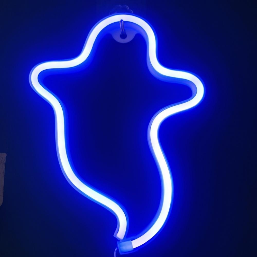 1000x1000 MarinaVida Neon Sign Ghost Lamp Battery, Phone