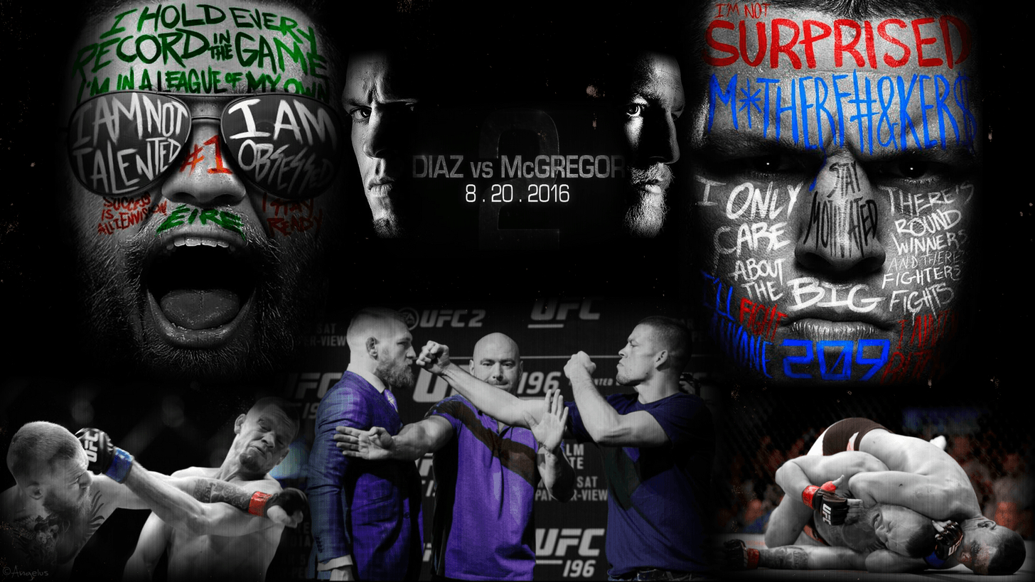 1460x820 UFC 202 Mcgregor vs Nate Diaz Wallpaper, Desktop