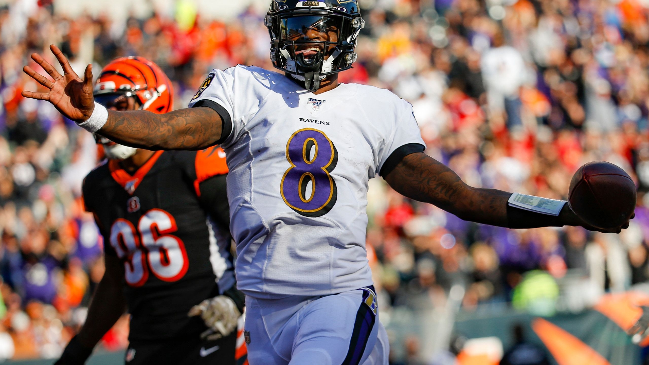 2560x1440 Jackson Dazzles As Ravens Rout Winless Bengals 49 13. KRQE News 13, Desktop