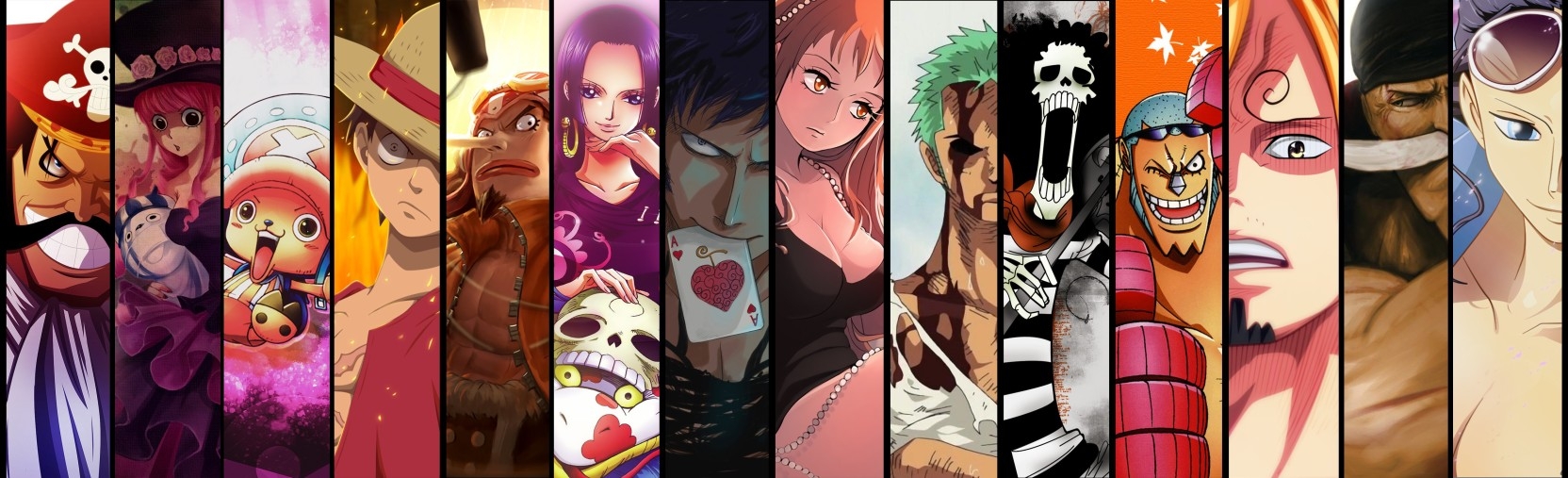 1670x510 Boa Hancock And Luffy Wallpaper HD, Dual Screen