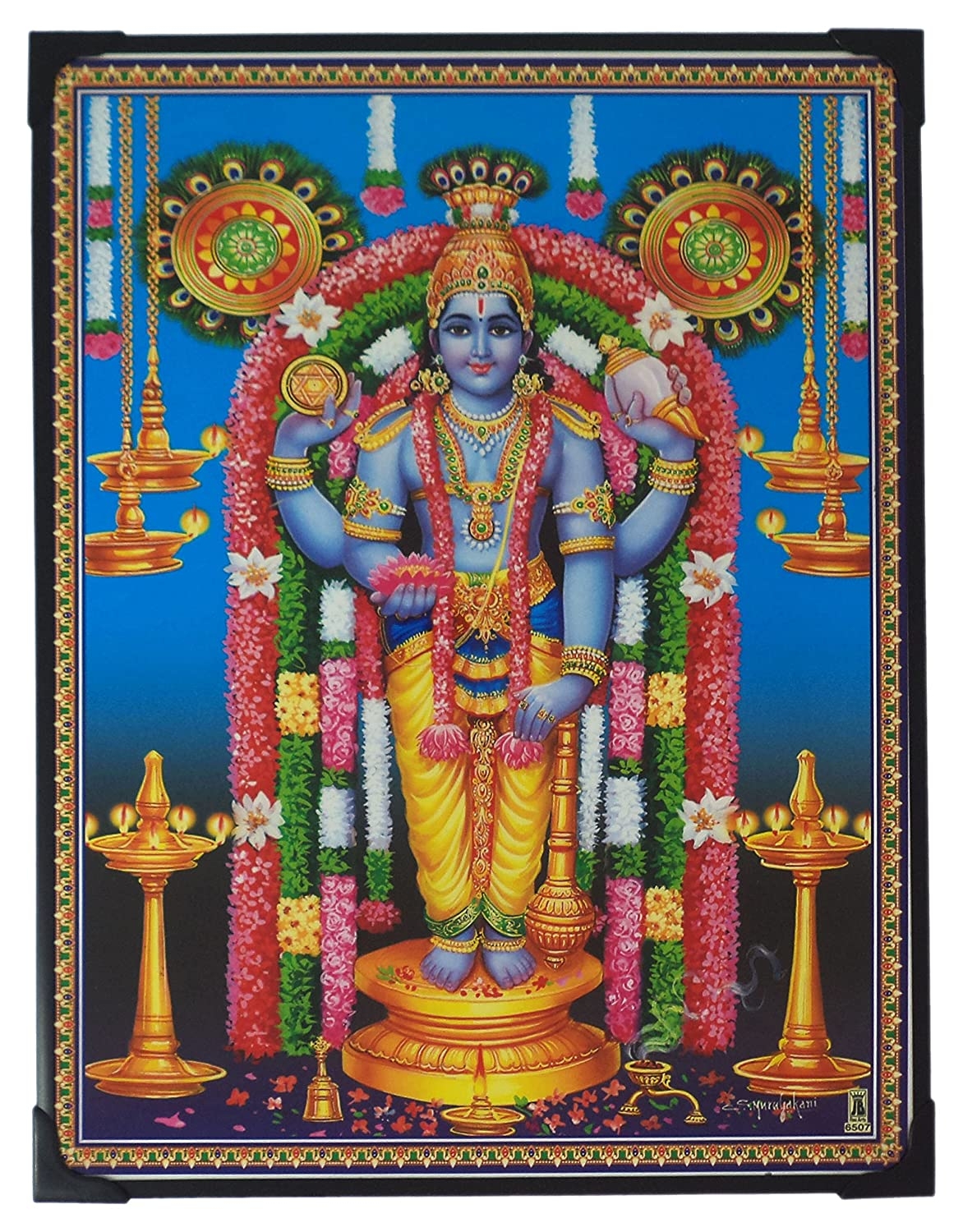 1180x1500 Buy Lord Guruvayurappan Photo Frame 29 cm x 22.5 cm x 1 cm, Phone