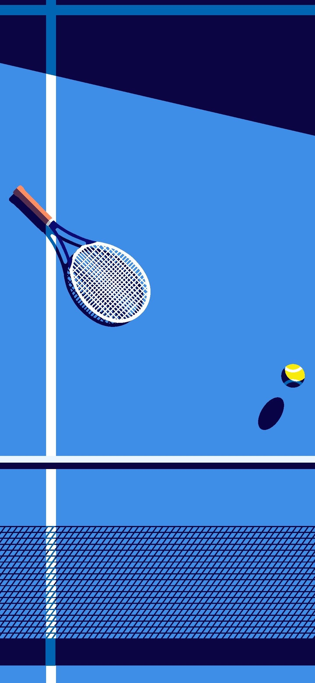 1080x2340 Minimal Tennis Racket Wallpaper 1080X2340. Tennis wallpaper, Tennis, Tennis racket, Phone